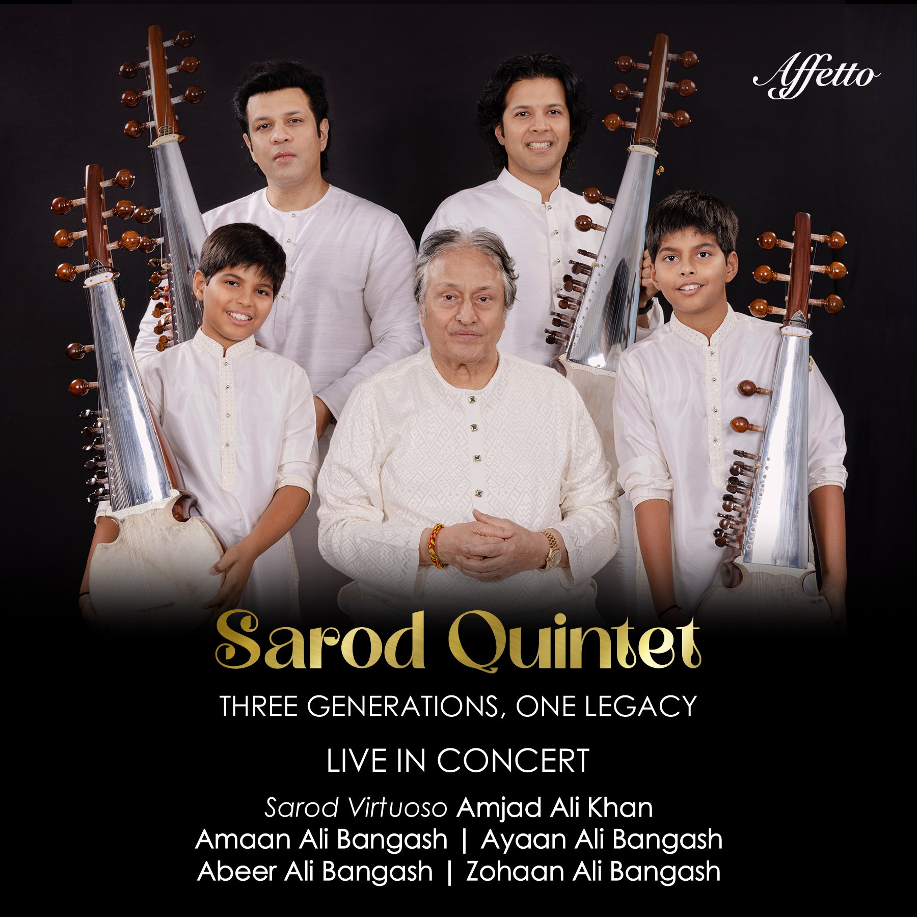 Sarod Quintet: Three Generations, One Legacy